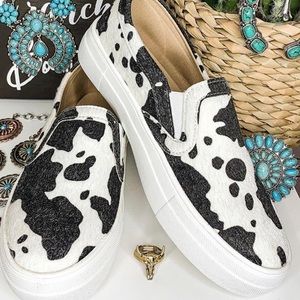 Cow print Shoes NEW